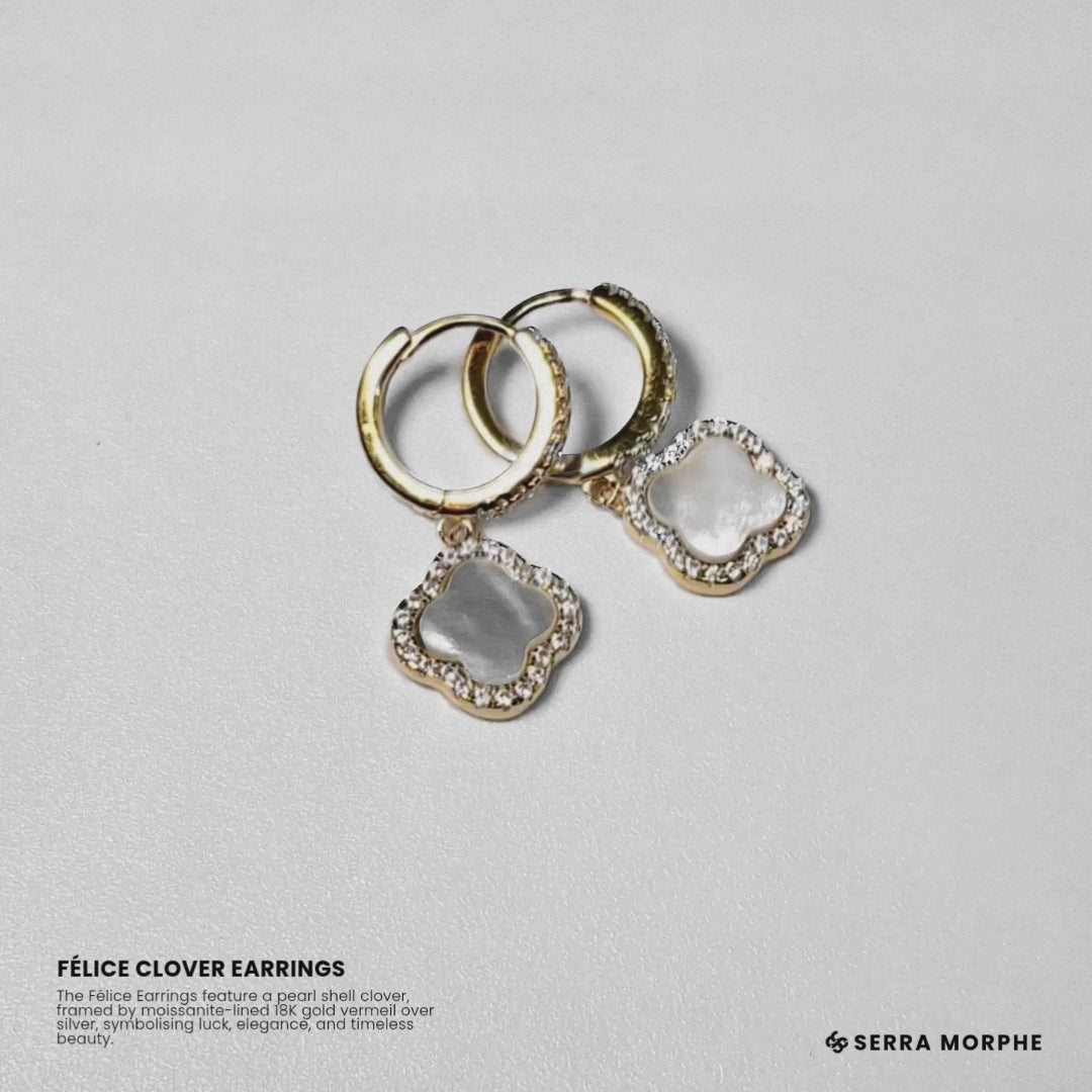 FÉLICE CLOVER EARRINGS
