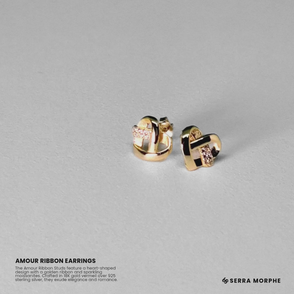 AMOUR RIBBON EARRINGS