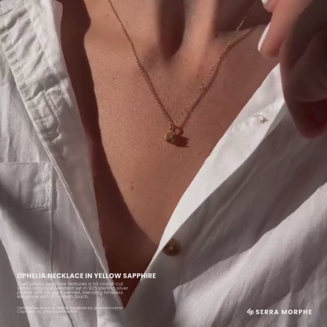 OPHELIA NECKLACE IN YELLOW