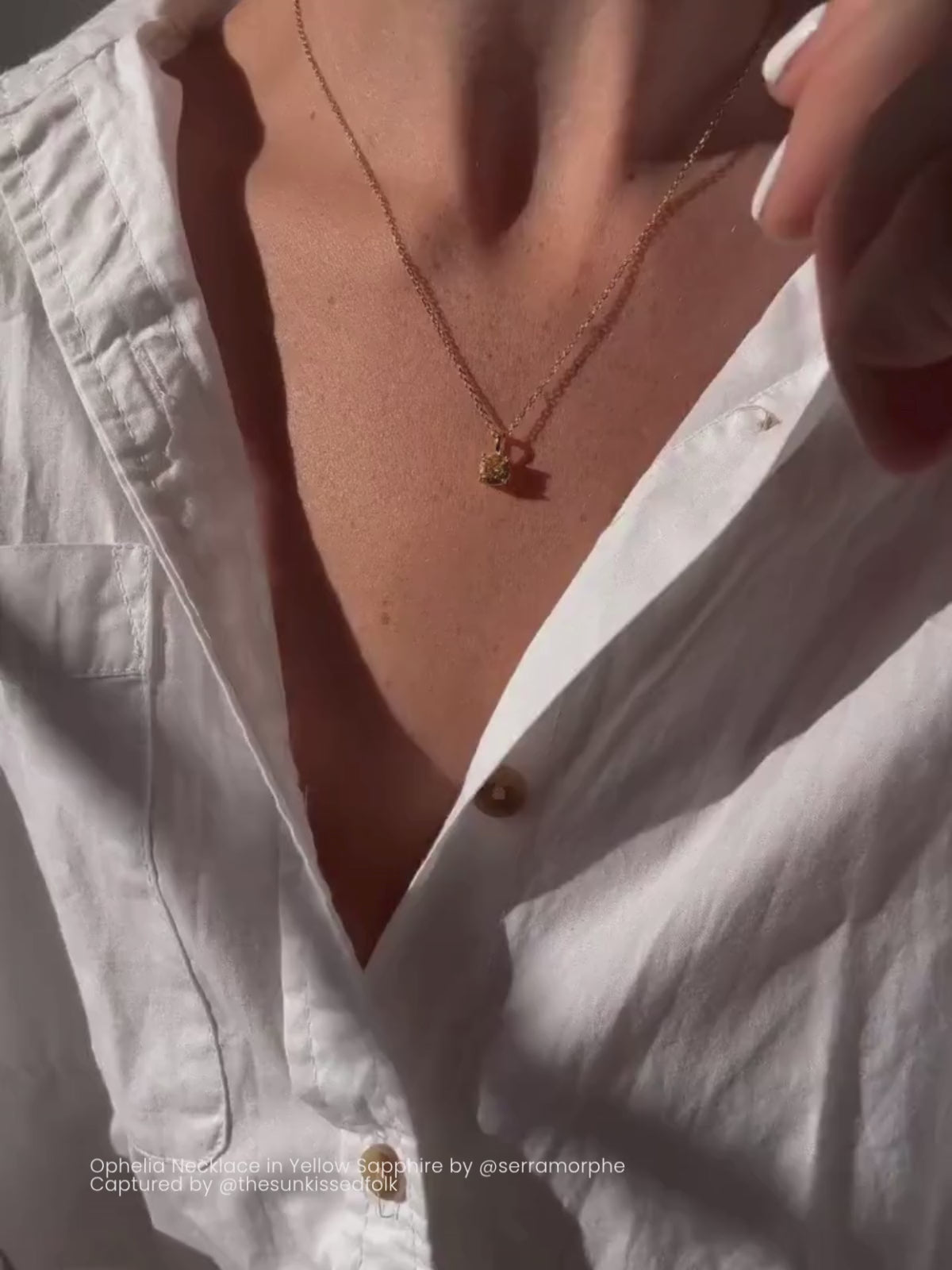 OPHELIA NECKLACE IN YELLOW