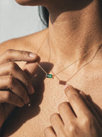 RIVIÈRE VERTE NECKLACE