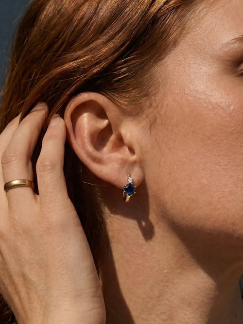 BLUE NIGHT OATH EARRINGS