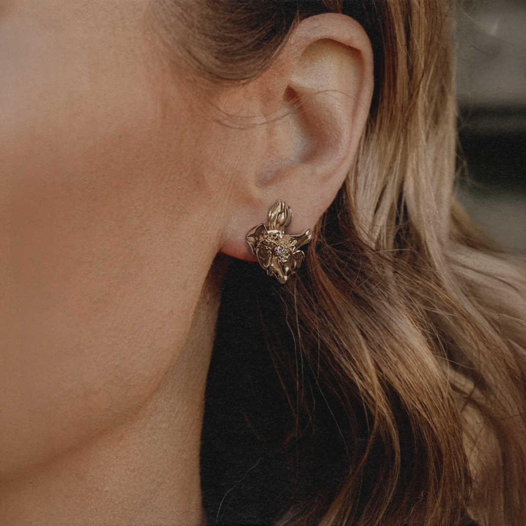 FLEUR DE PÊCHE EARRINGS