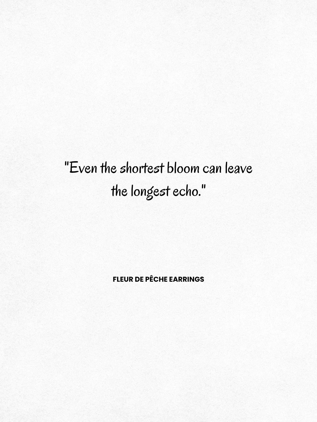 FLEUR DE PÊCHE EARRINGS