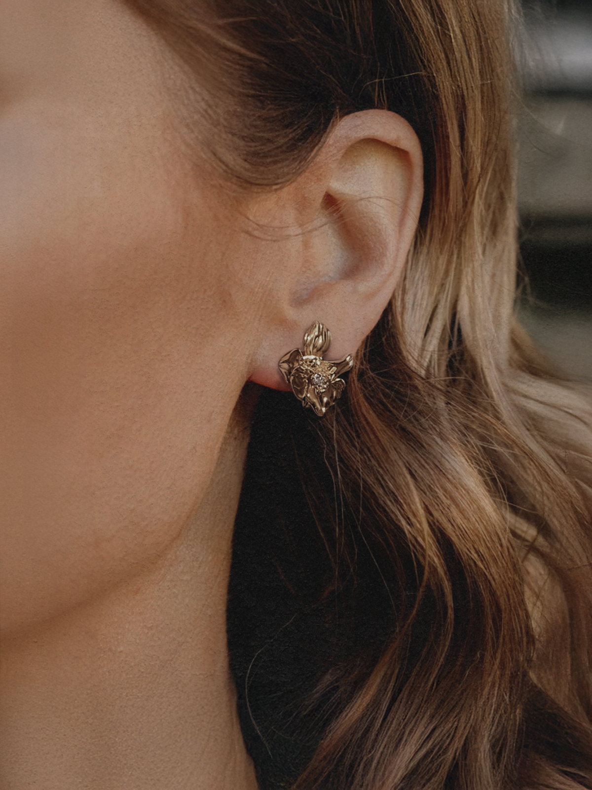 FLEUR DE PÊCHE EARRINGS