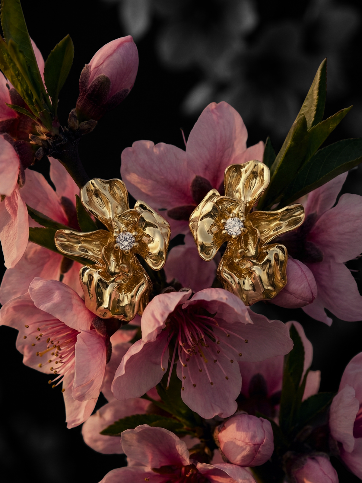 FLEUR DE PÊCHE EARRINGS