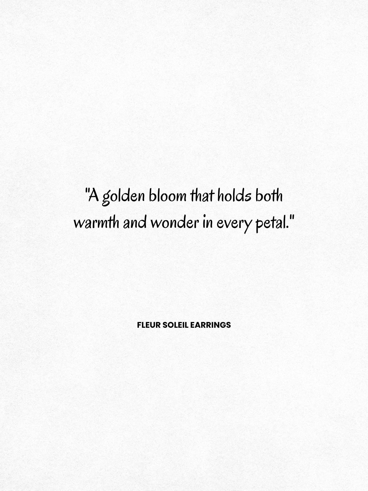 FLEUR SOLEIL EARRINGS