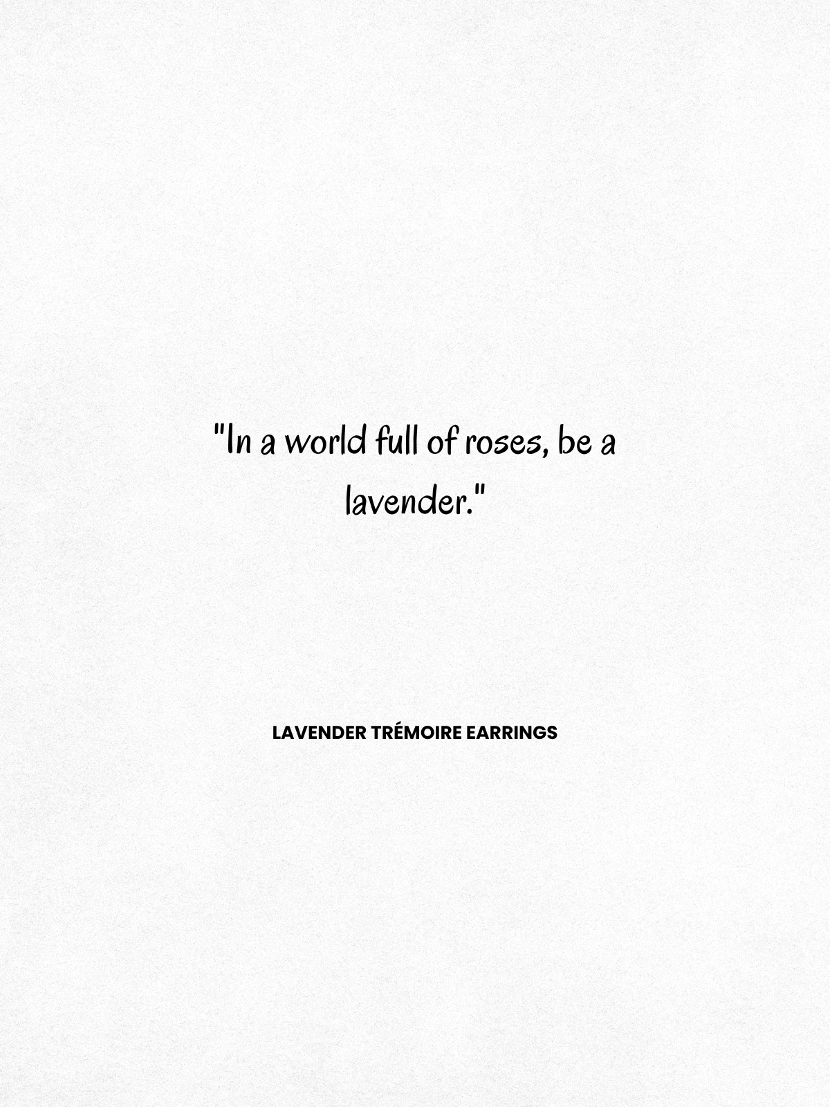 LAVENDER TRÉMOIRE EARRINGS