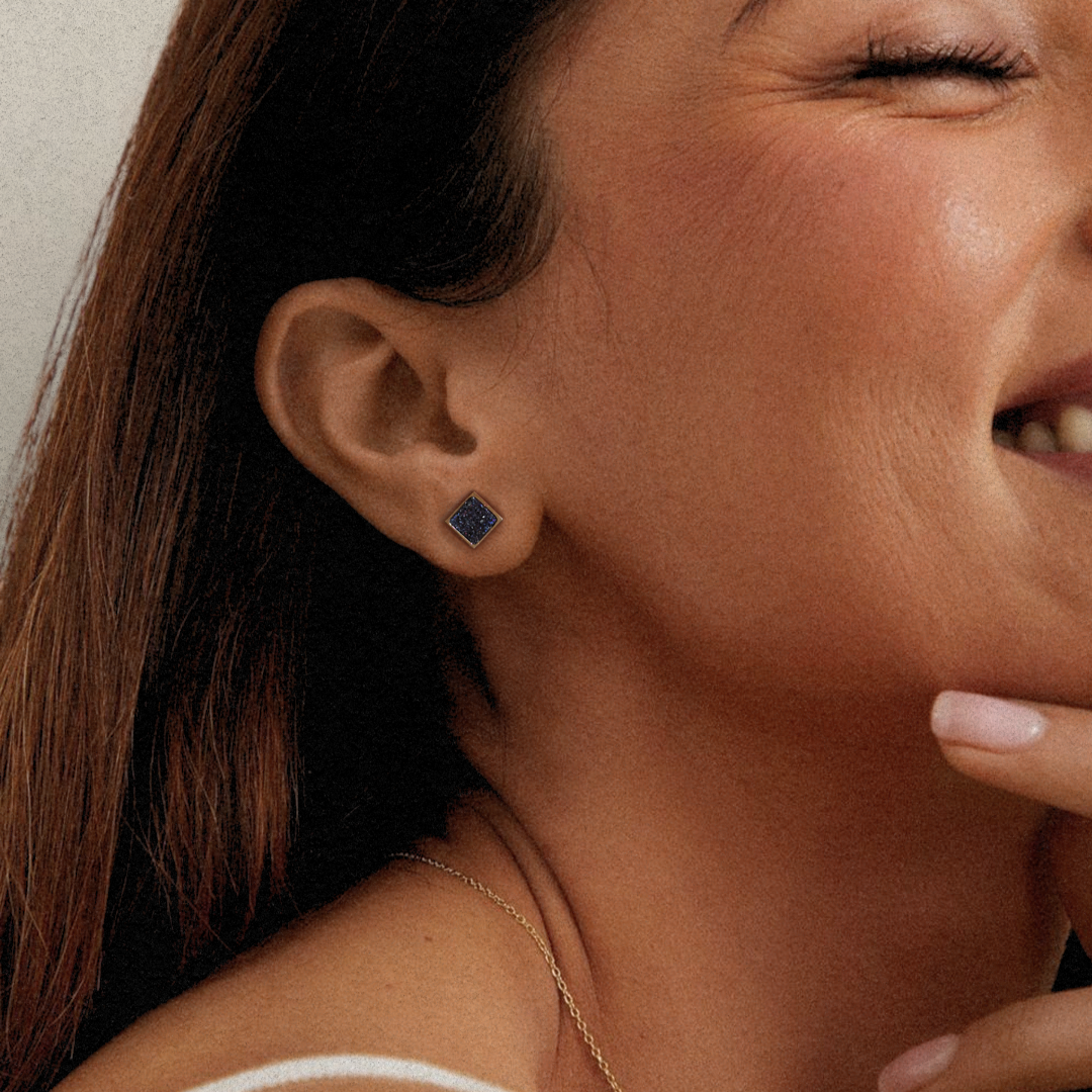 LUNE BLEU EARRINGS