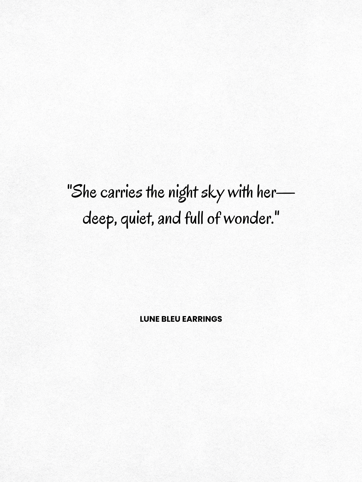 LUNE BLEU EARRINGS · ÉDITION LIMITÉE