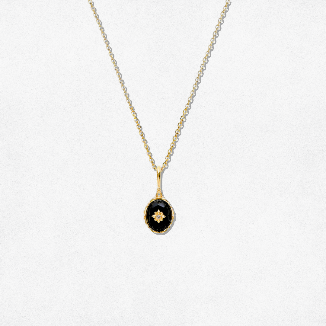 NOIR BOTANICA NECKLACE