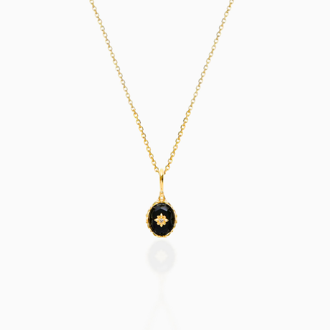 NOIR BOTANICA NECKLACE