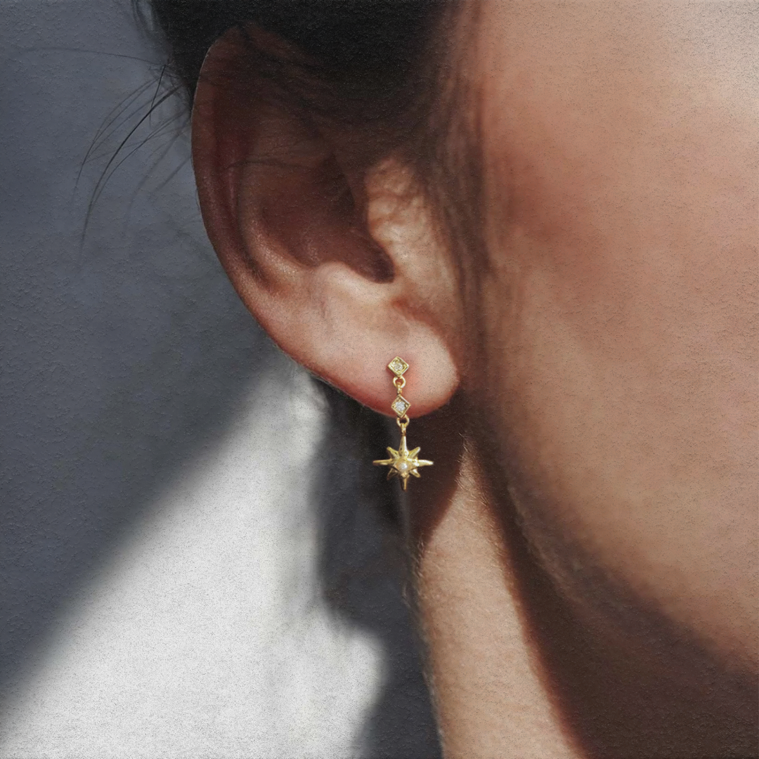NORTH STAR OATH EARRINGS
