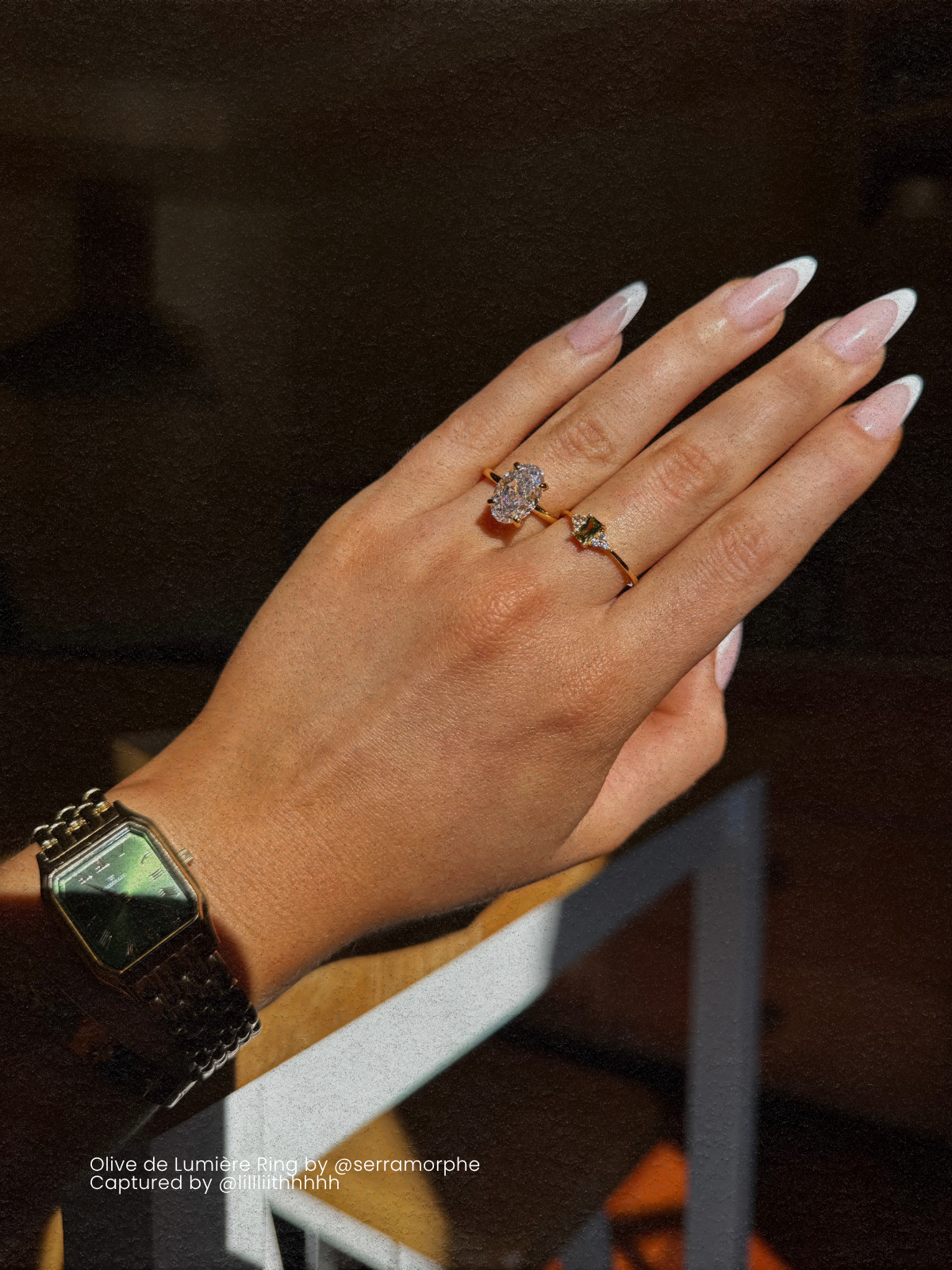 OLIVE DE LUMIÈRE RING
