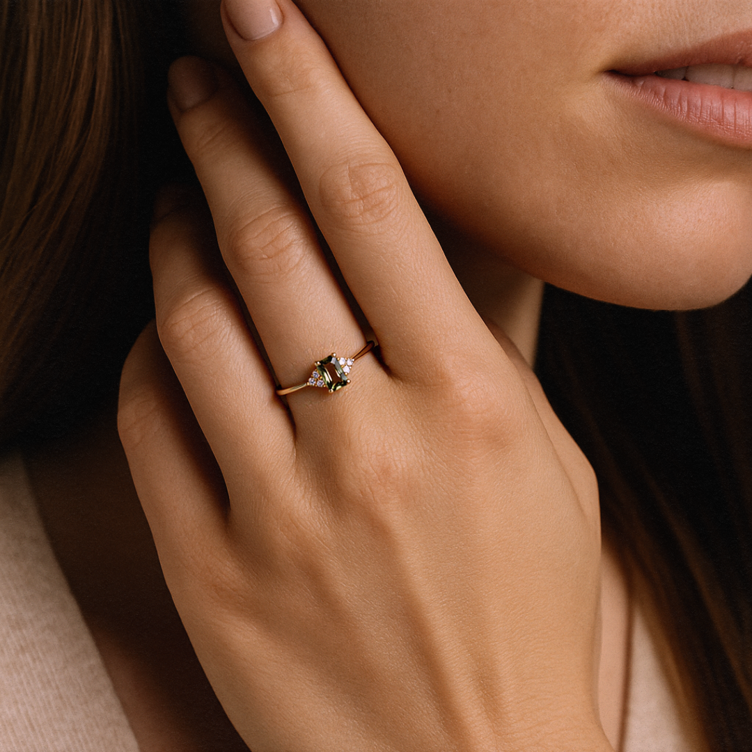 OLIVE DE LUMIÈRE RING