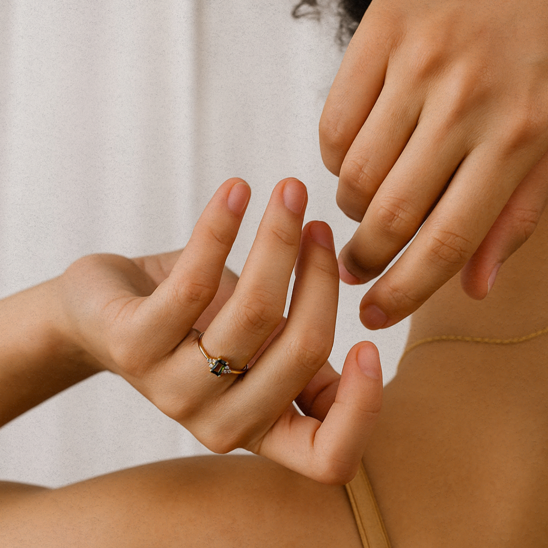 OLIVE DE LUMIÈRE RING