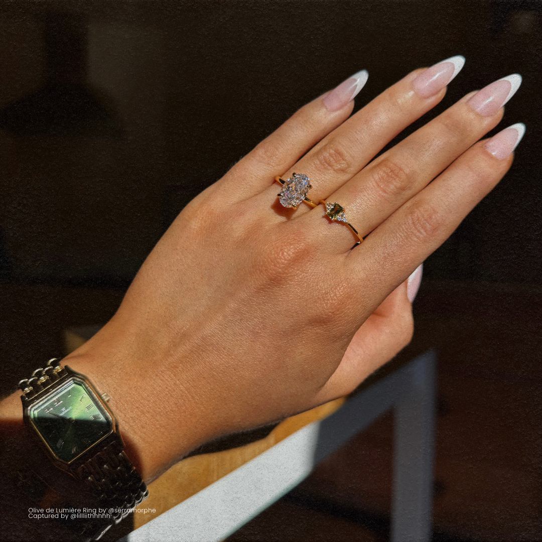 OLIVE DE LUMIÈRE RING