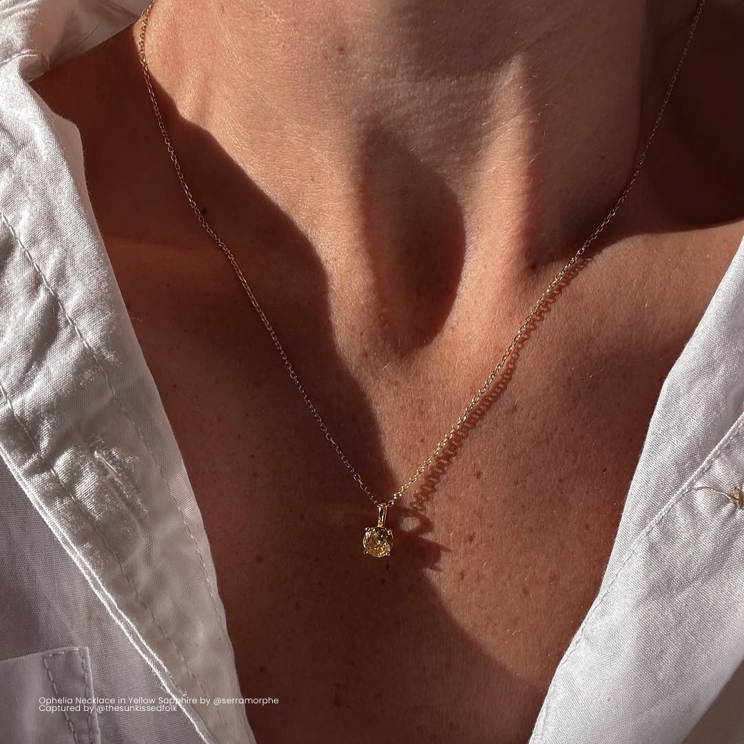 OPHELIA NECKLACE IN YELLOW