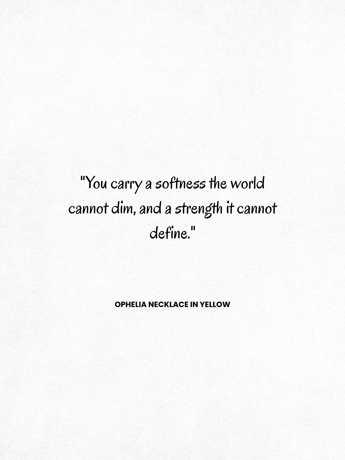 OPHELIA NECKLACE IN YELLOW