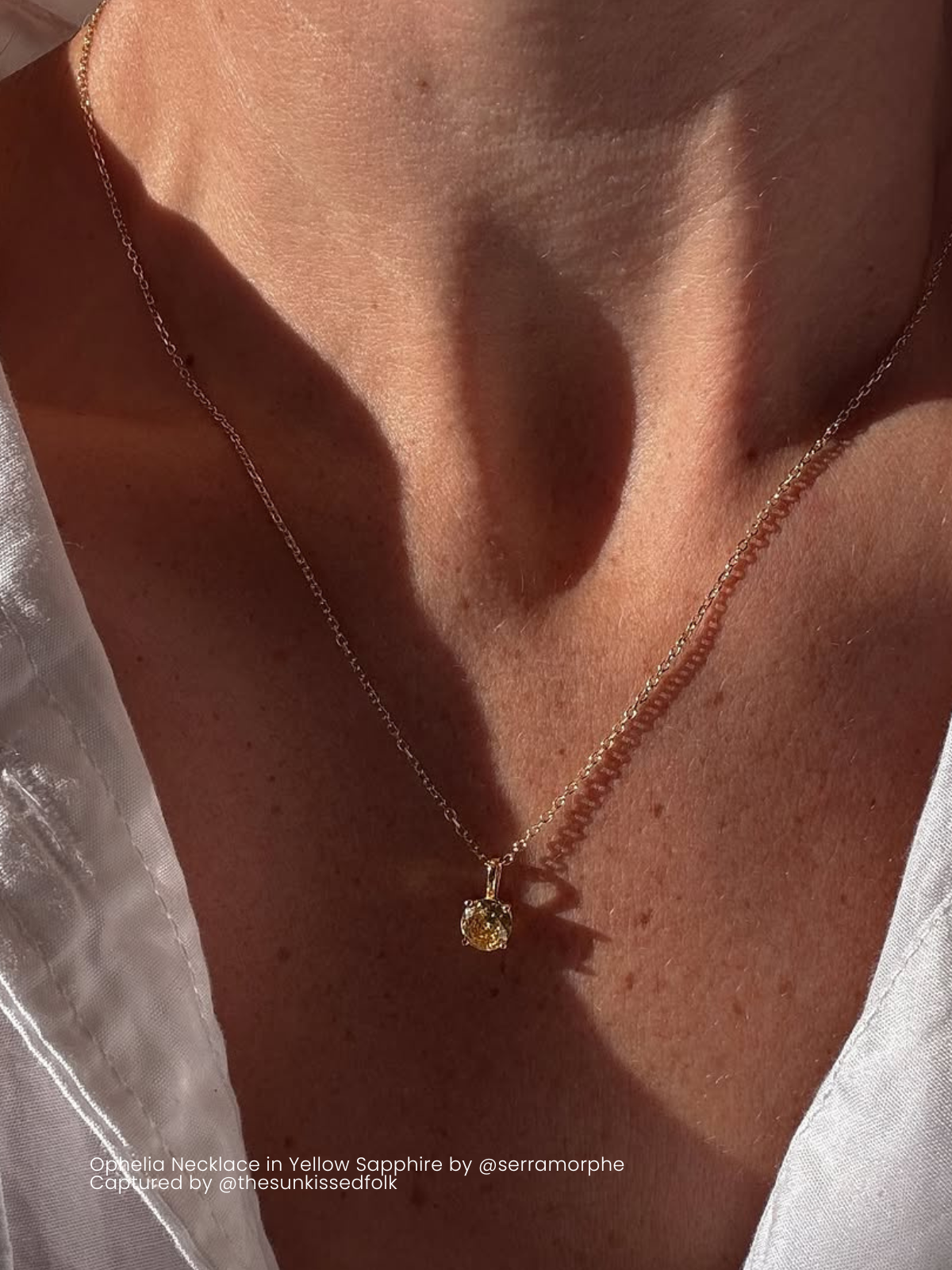 OPHELIA NECKLACE IN YELLOW