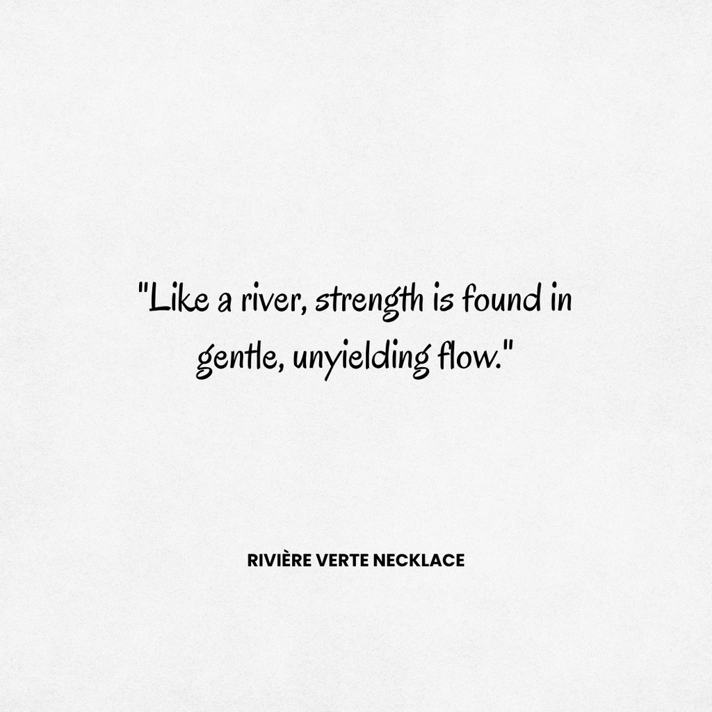 RIVIÈRE VERTE NECKLACE