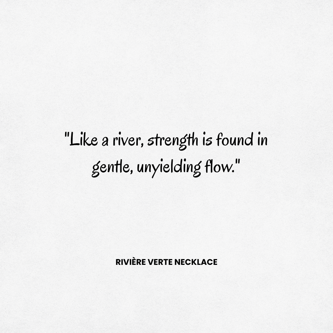 RIVIÈRE VERTE NECKLACE