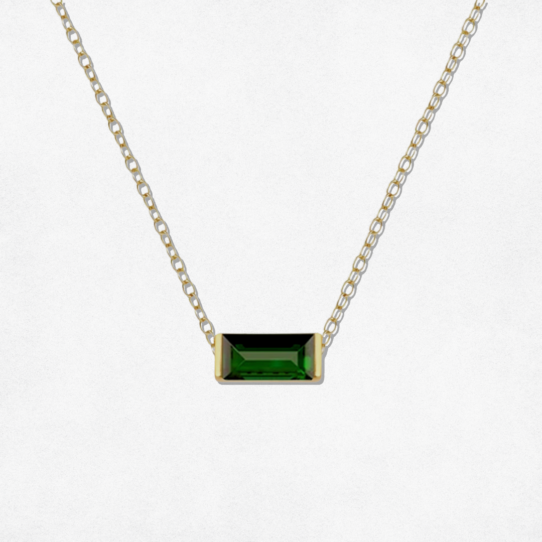 RIVIÈRE VERTE NECKLACE