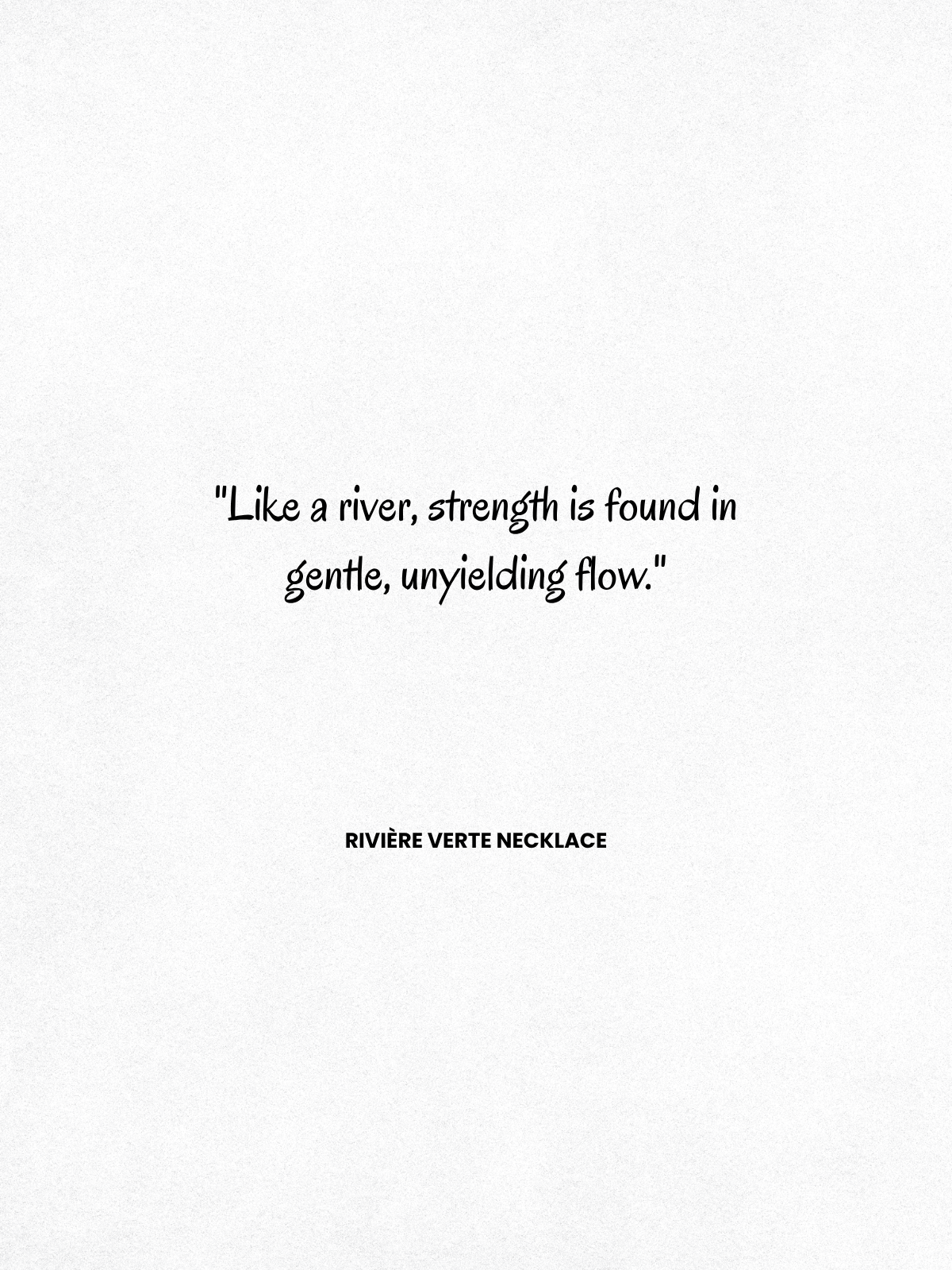 RIVIÈRE VERTE NECKLACE