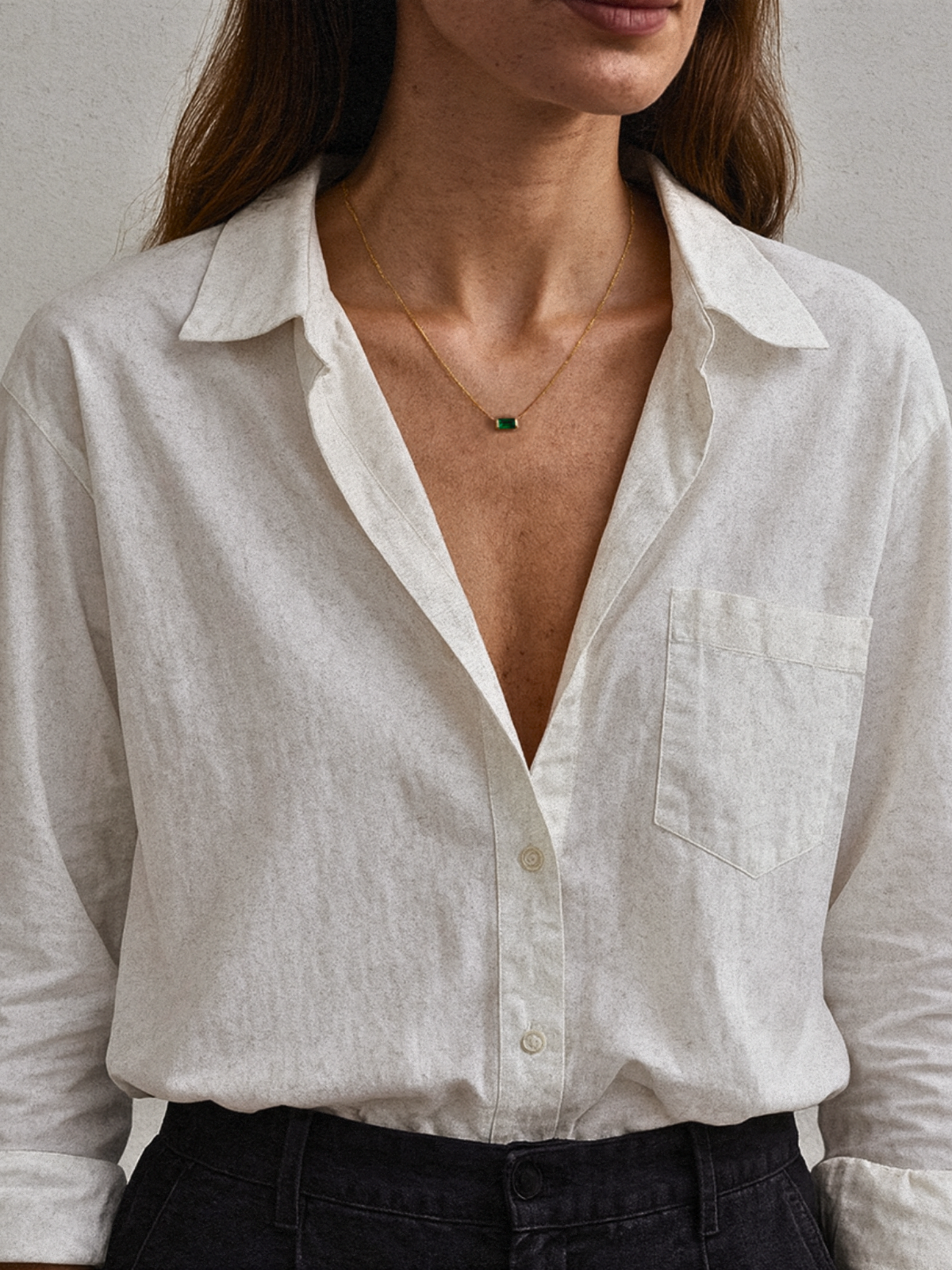 RIVIÈRE VERTE NECKLACE