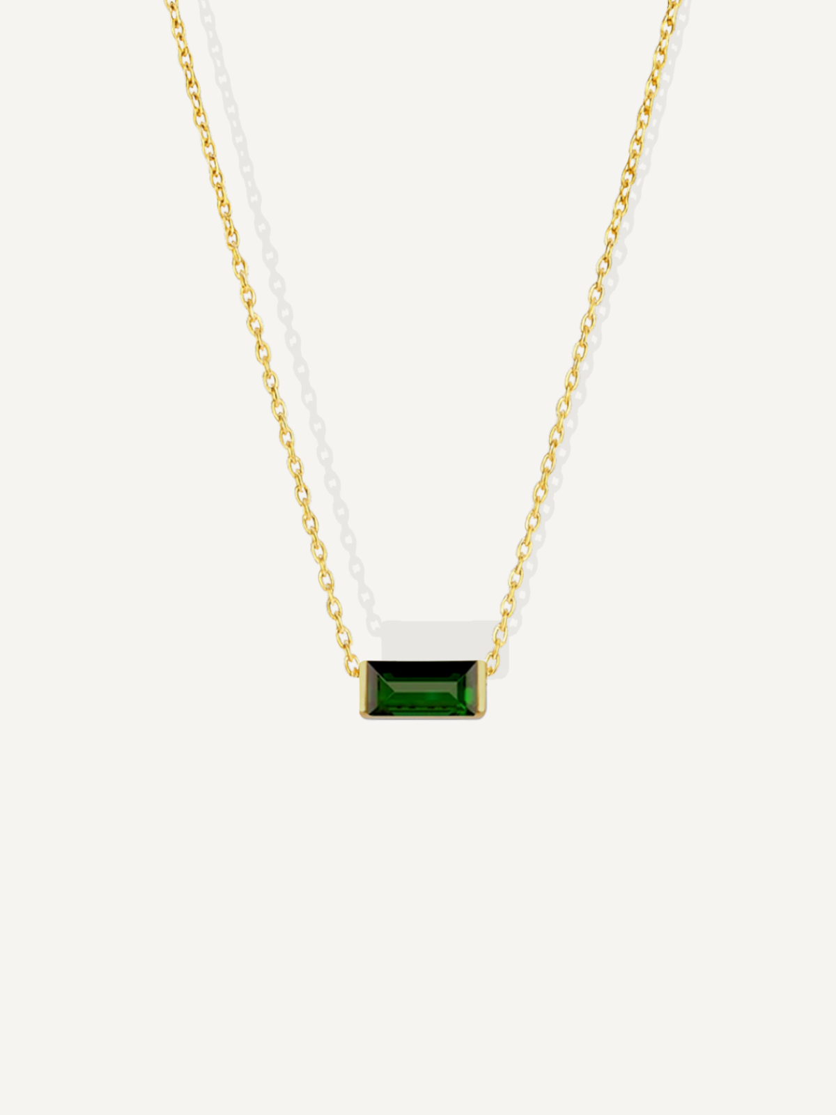 RIVIÈRE VERTE NECKLACE