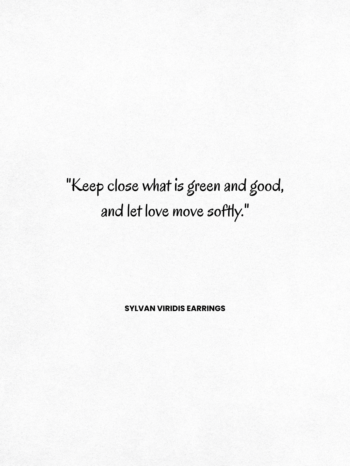 SYLVAN VIRIDIS EARRINGS