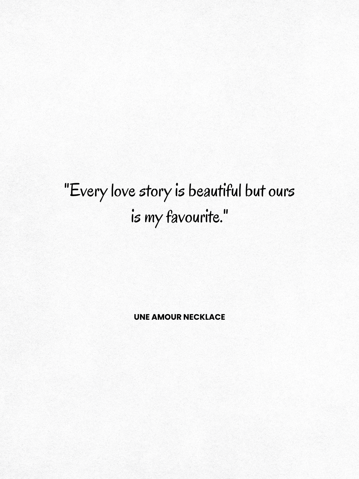 UNE AMOUR NECKLACE