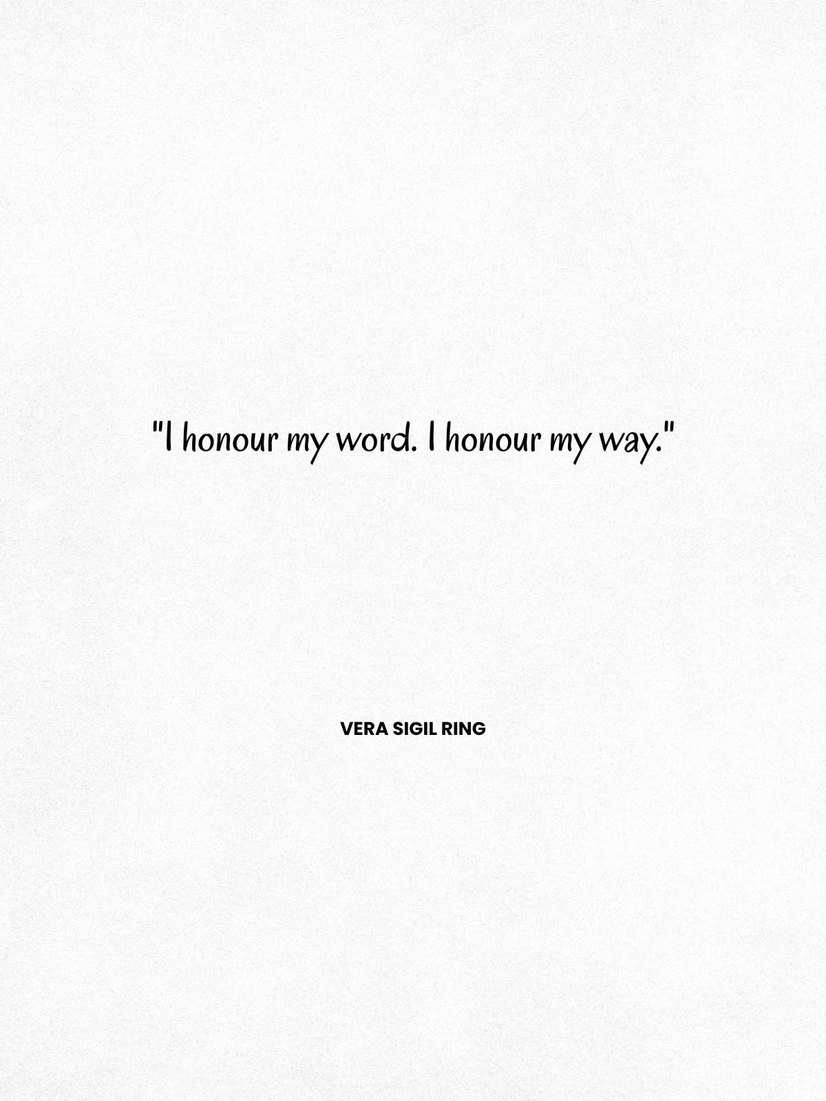 VERA SIGIL RING